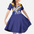 Custom Barbados Royals Cricket Family Matching Summer Maxi Dress and Hawaiian Shirt Go Champions Tridents Yellow Version