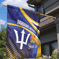 Custom Barbados Royals Cricket Garden Flag Go Champions Tridents Yellow Version