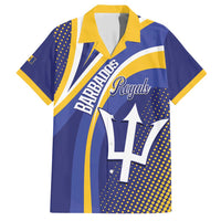 Custom Barbados Royals Cricket Hawaiian Shirt Go Champions Tridents Yellow Version