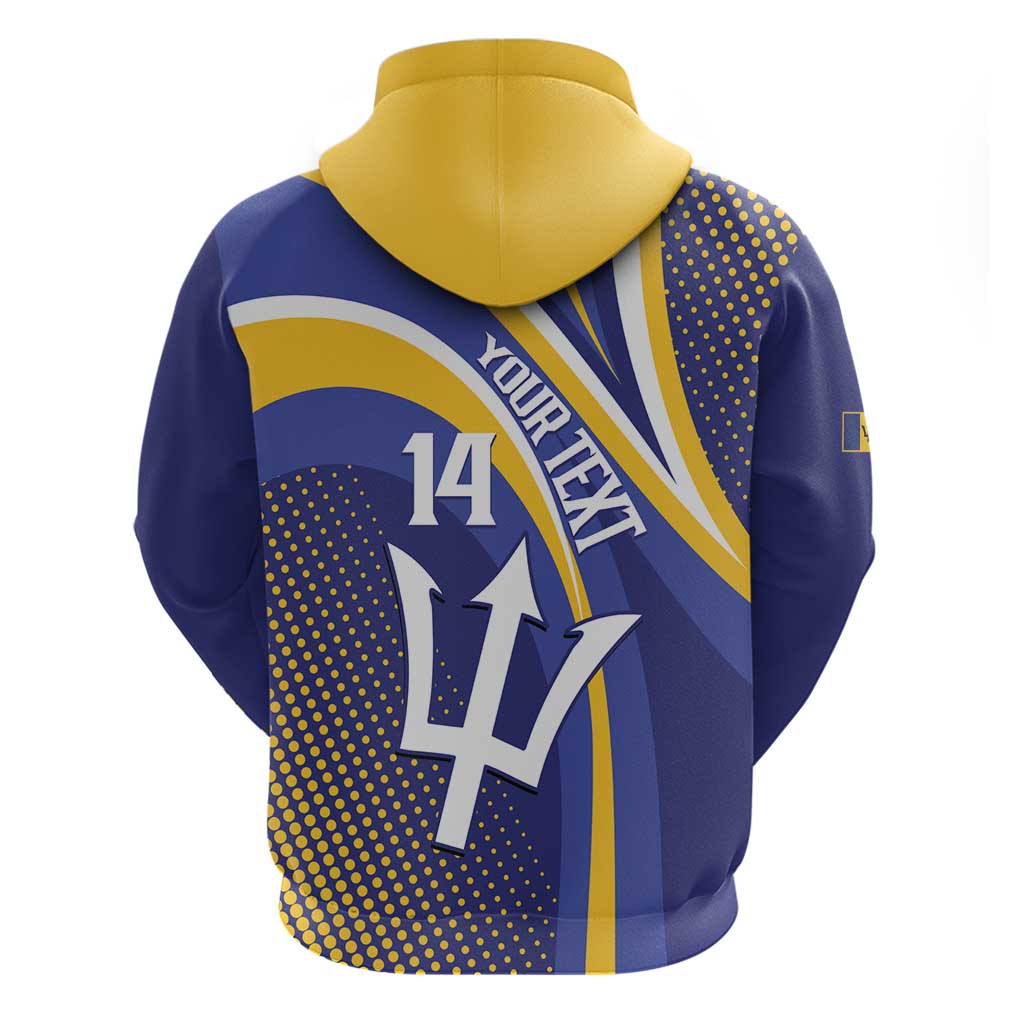 Custom Barbados Royals Cricket Hoodie Go Champions Tridents Yellow Version