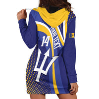 Custom Barbados Royals Cricket Hoodie Dress Go Champions Tridents Yellow Version