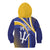 Custom Barbados Royals Cricket Kid Hoodie Go Champions Tridents Yellow Version