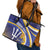 Custom Barbados Royals Cricket Leather Tote Bag Go Champions Tridents Yellow Version