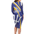Custom Barbados Royals Cricket Long Sleeve Bodycon Dress Go Champions Tridents Yellow Version