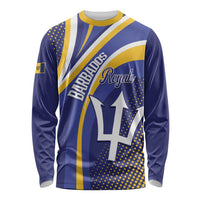 Custom Barbados Royals Cricket Long Sleeve Shirt Go Champions Tridents Yellow Version