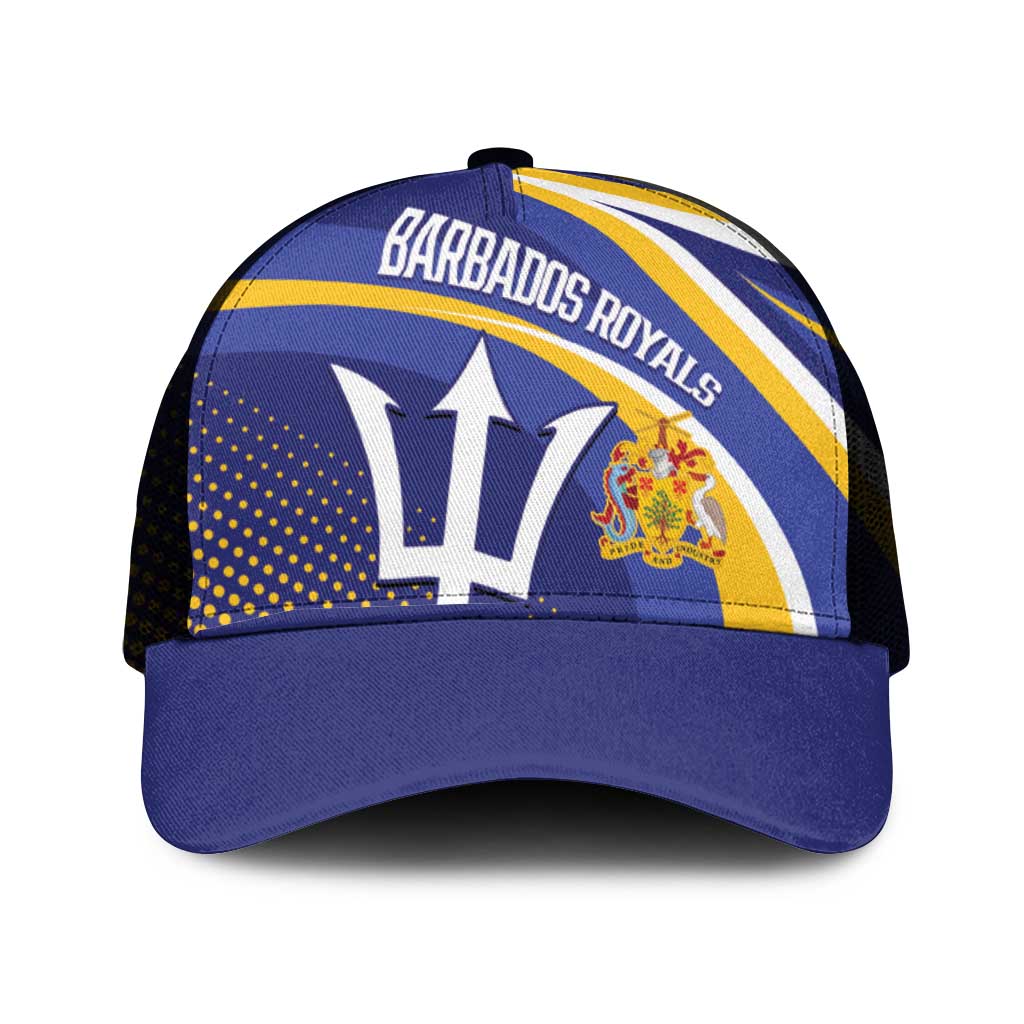 Barbados Royals Cricket Mesh Trucker Cap Go Champions Tridents Yellow Version - Wonder Print Shop