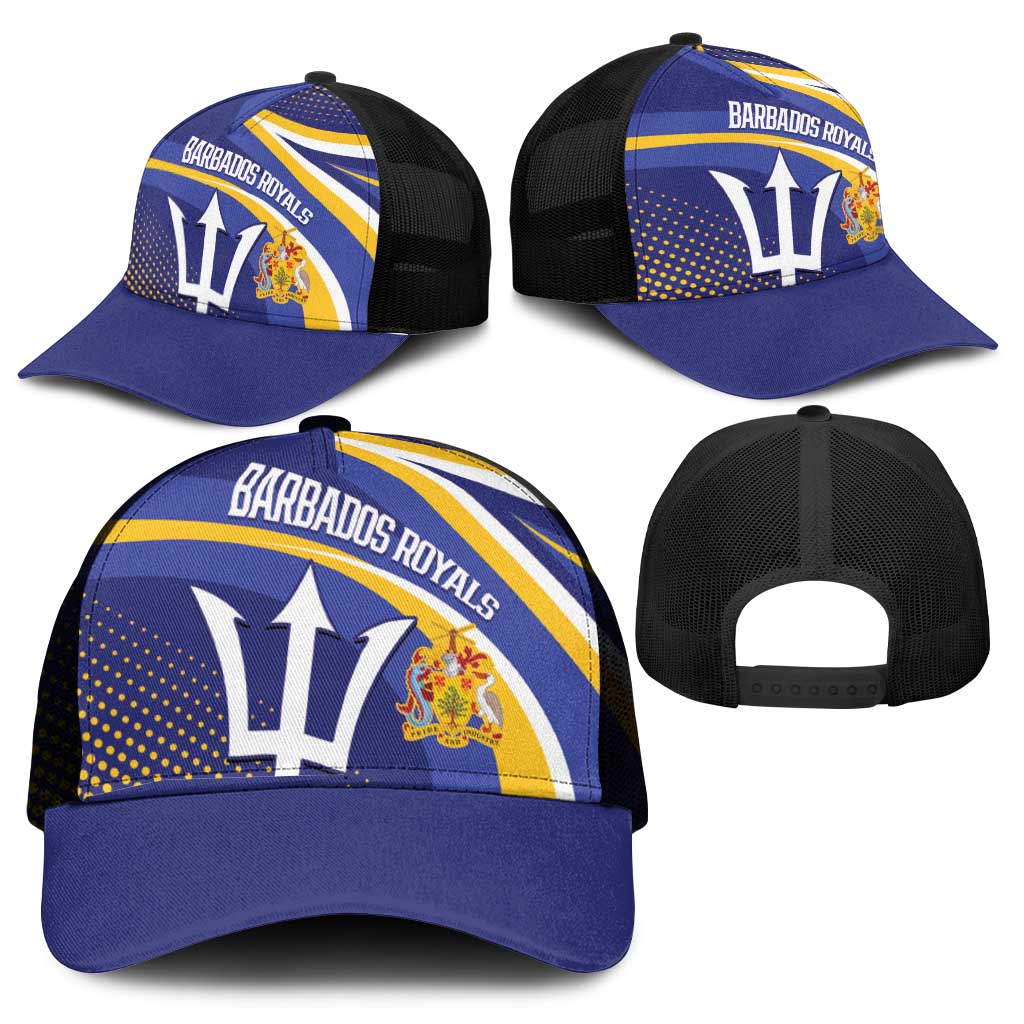 Barbados Royals Cricket Mesh Trucker Cap Go Champions Tridents Yellow Version - Wonder Print Shop