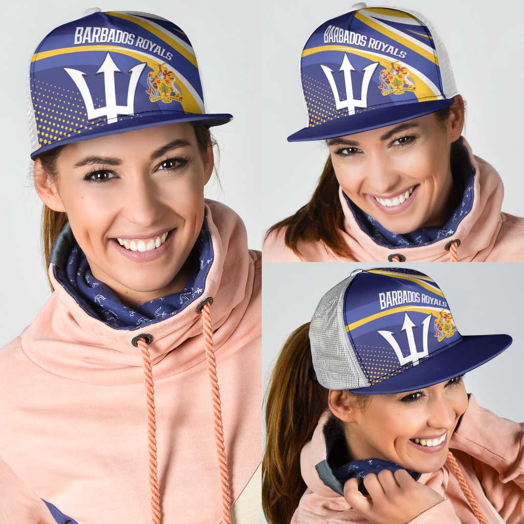 Barbados Royals Cricket Mesh Trucker Cap Go Champions Tridents Yellow Version - Wonder Print Shop