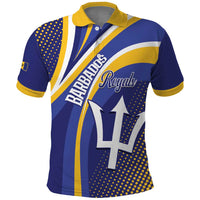 Custom Barbados Royals Cricket Polo Shirt Go Champions Tridents Yellow Version