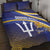 Custom Barbados Royals Cricket Quilt Bed Set Go Champions Tridents Yellow Version