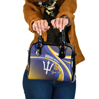 Custom Barbados Royals Cricket Shoulder Handbag Go Champions Tridents Yellow Version