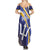 Custom Barbados Royals Cricket Summer Maxi Dress Go Champions Tridents Yellow Version