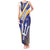 Custom Barbados Royals Cricket Tank Maxi Dress Go Champions Tridents Yellow Version