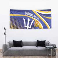 Custom Barbados Royals Cricket Tapestry Go Champions Tridents Yellow Version