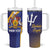 Custom Barbados Royals Cricket Tumbler With Handle Go Champions Tridents Yellow Version