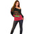 Personalised Haiti 1964 Off Shoulder Sweater Coat Of Arms Flag Style - Wonder Print Shop