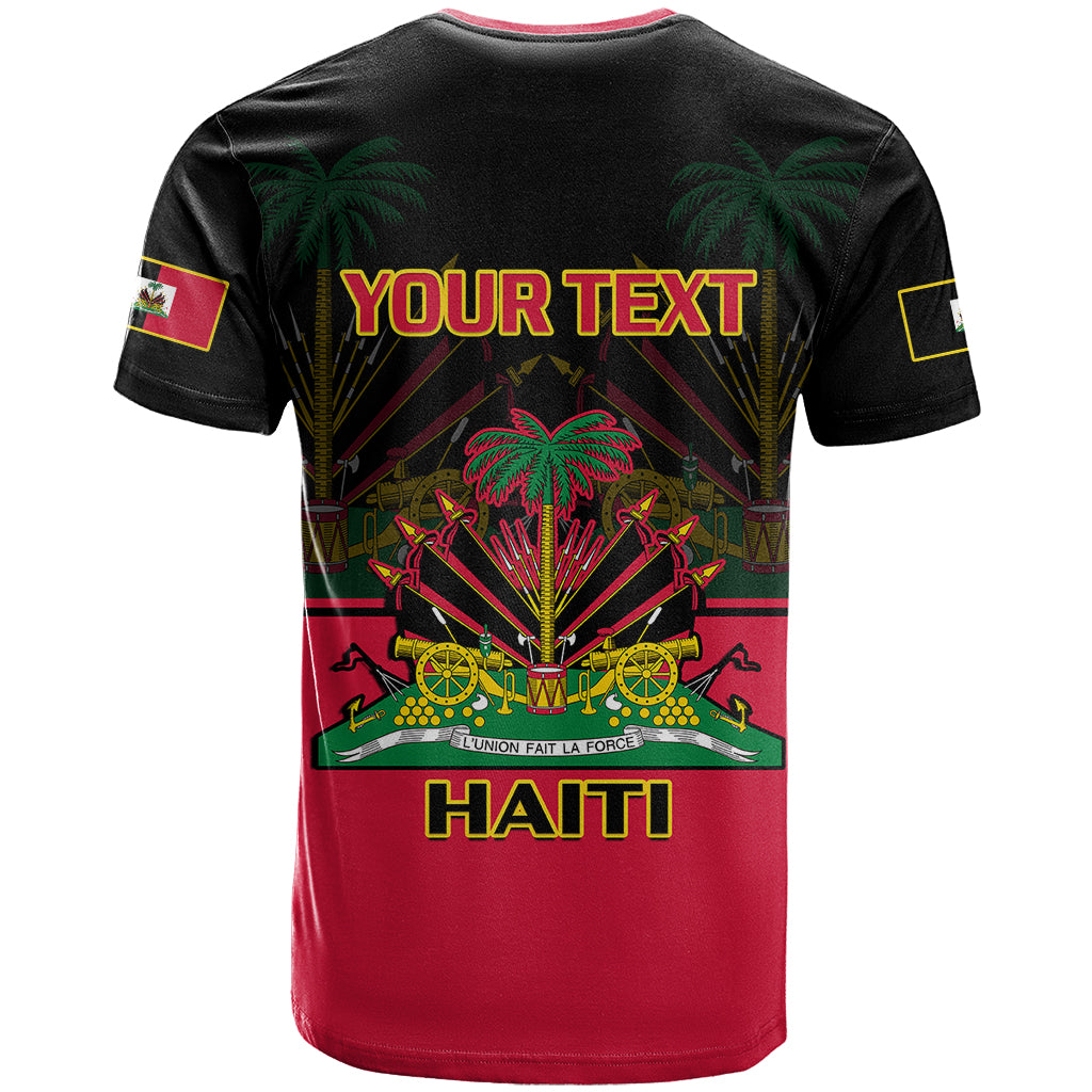 Personalised Haiti 1964 T Shirt Coat Of Arms Flag Style - Wonder Print Shop