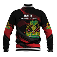 Haiti 1964 Baseball Jacket Coat Of Arms Curvel Style - Wonder Print Shop