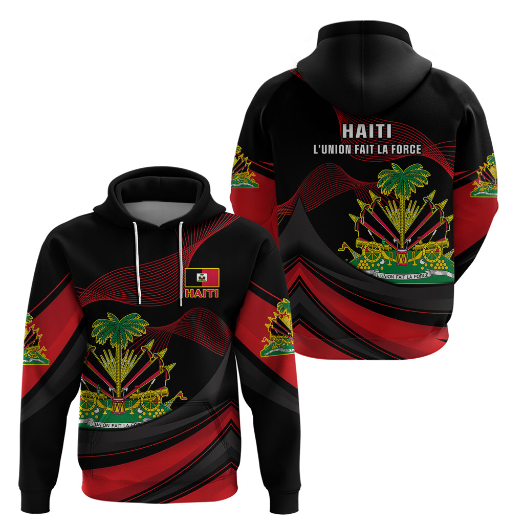 Haiti 1964 Hoodie Coat Of Arms Curvel Style - Wonder Print Shop