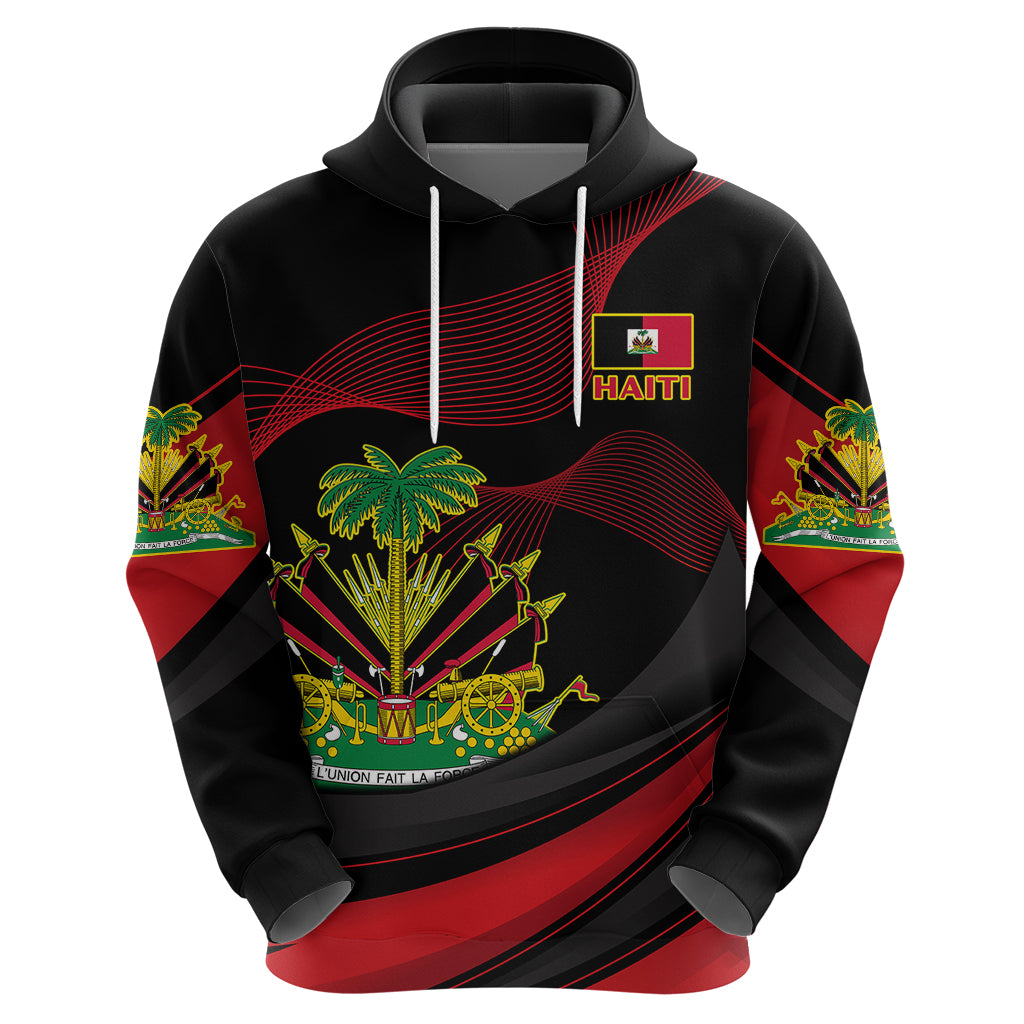Haiti 1964 Hoodie Coat Of Arms Curvel Style - Wonder Print Shop
