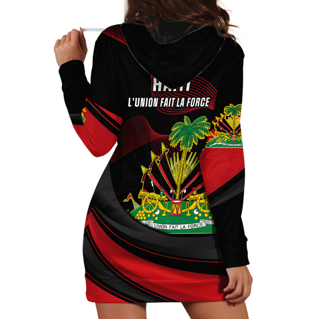 Haiti 1964 Hoodie Dress Coat Of Arms Curvel Style - Wonder Print Shop