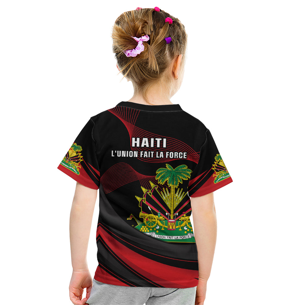 Haiti 1964 Kid T Shirt Coat Of Arms Curvel Style - Wonder Print Shop