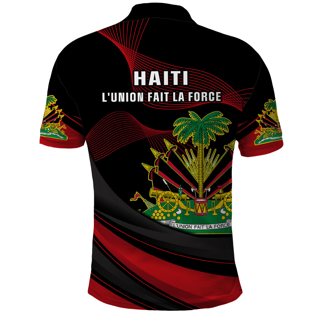 Haiti 1964 Polo Shirt Coat Of Arms Curvel Style - Wonder Print Shop