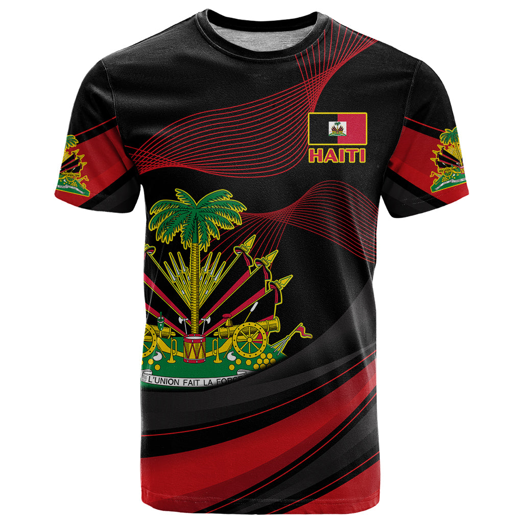 Haiti 1964 T Shirt Coat Of Arms Curvel Style - Wonder Print Shop