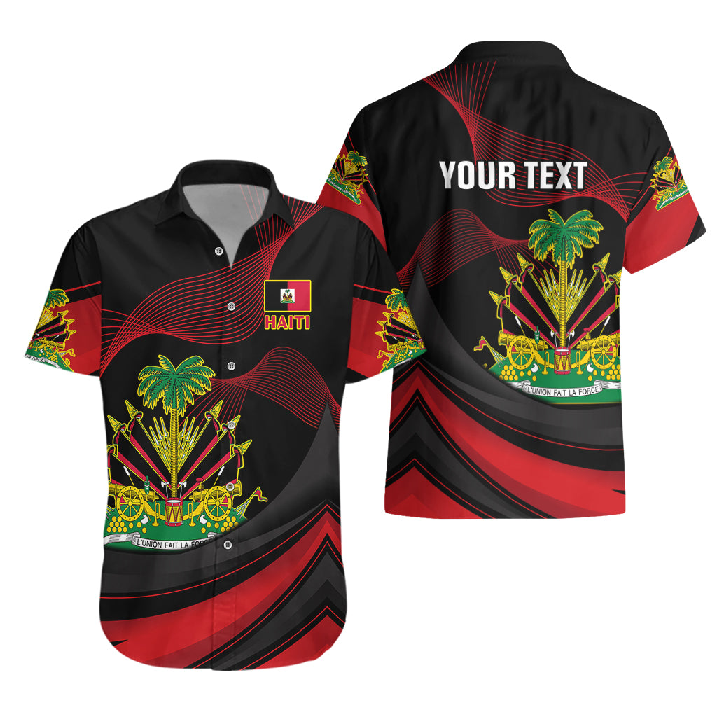 Personalised Haiti 1964 Hawaiian Shirt Coat Of Arms Curvel Style - Wonder Print Shop