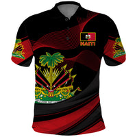 Personalised Haiti 1964 Polo Shirt Coat Of Arms Curvel Style - Wonder Print Shop