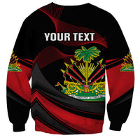 Personalised Haiti 1964 Sweatshirt Coat Of Arms Curvel Style - Wonder Print Shop
