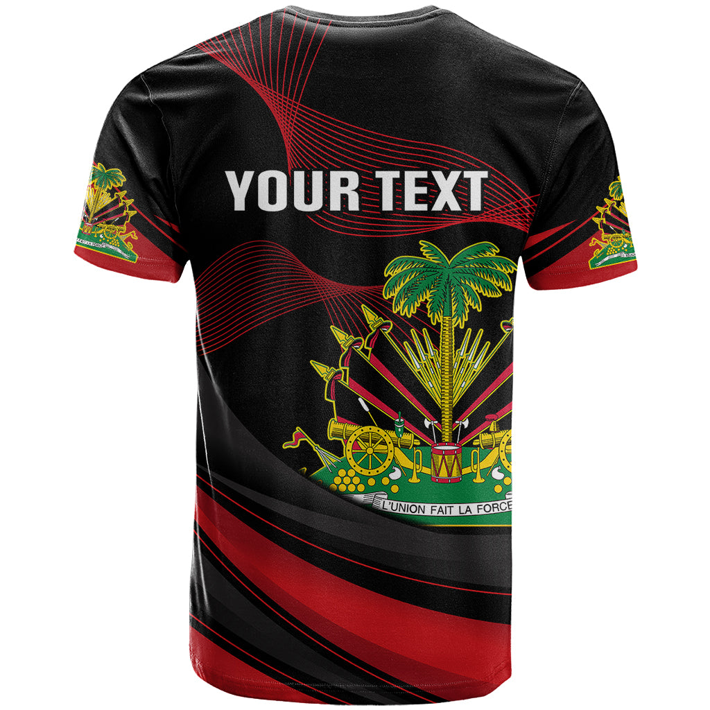 Personalised Haiti 1964 T Shirt Coat Of Arms Curvel Style - Wonder Print Shop