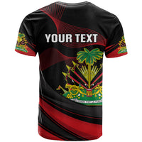 Personalised Haiti 1964 T Shirt Coat Of Arms Curvel Style - Wonder Print Shop