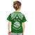 Personalised Marshall Islands Kid T Shirt Green Polynesian Tribal Mix Coat Of Arms - Wonder Print Shop