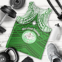personalised-marshall-islands-men-tank-top-green-polynesian-tribal-mix-coat-of-arms