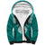 Personalised Marshall Islands Sherpa Hoodie Turquoise Polynesian Tribal Mix Coat Of Arms - Wonder Print Shop