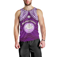 personalised-marshall-islands-men-tank-top-purple-polynesian-tribal-mix-coat-of-arms