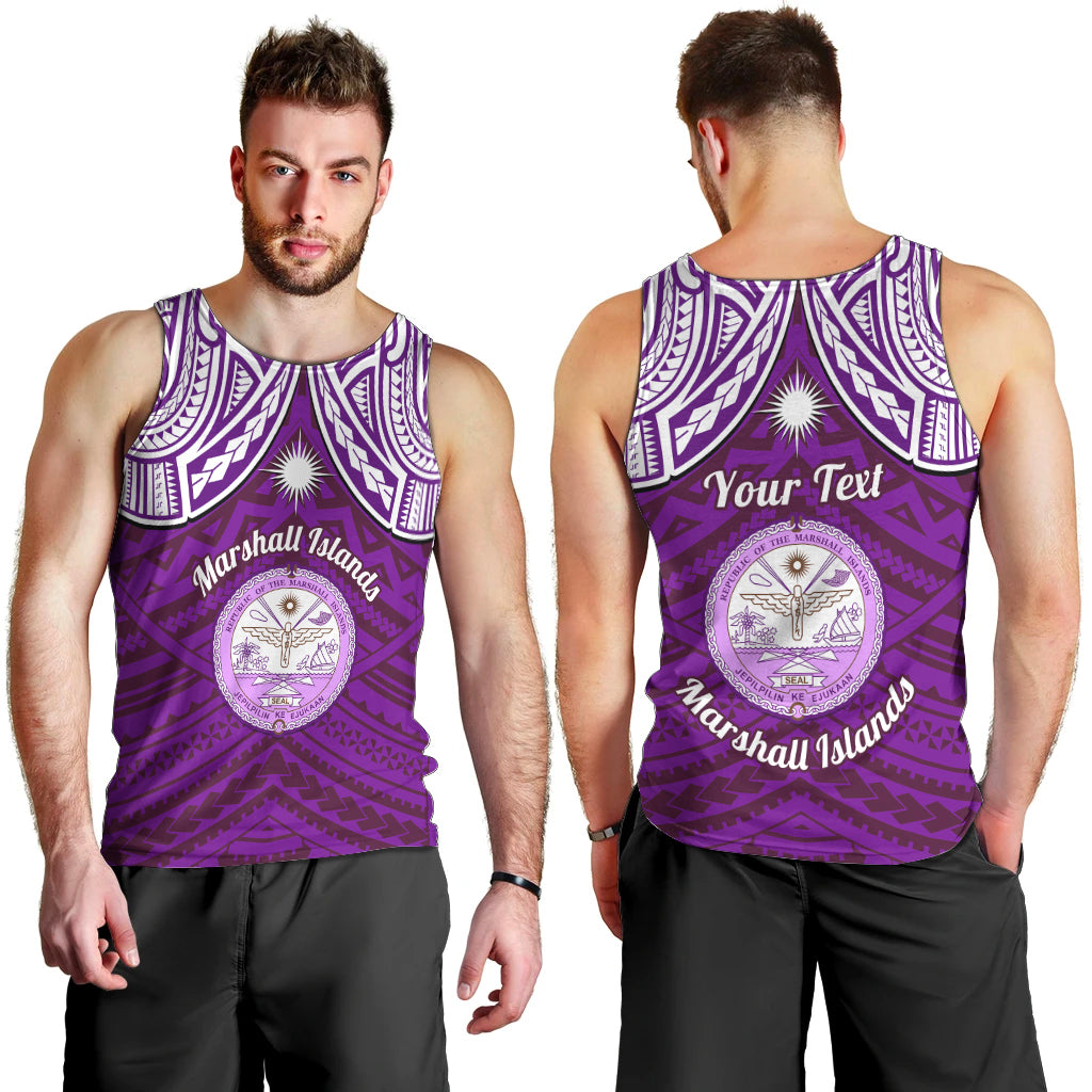 personalised-marshall-islands-men-tank-top-purple-polynesian-tribal-mix-coat-of-arms