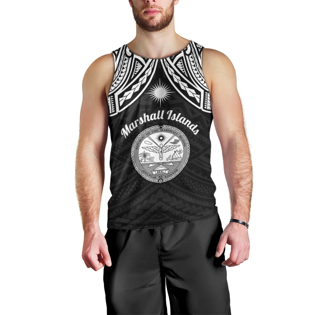 personalised-marshall-islands-men-tank-top-black-polynesian-tribal-mix-coat-of-arms
