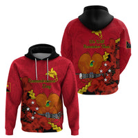 Polynesian Pride Remembrance Day PNG Hoodie Papua New Guinea We Will Remember Them - Wonder Print Shop