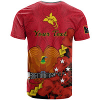 Personalised Remembrance Day PNG T Shirt Papua New Guinea We Will Remember Them - Wonder Print Shop