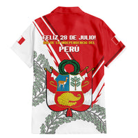 Peru Independence Day Family Matching Mermaid Dress and Hawaiian Shirt Peruvian Coat Of Arms Feliz 28 de Julio - Wonder Print Shop