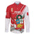 Peru Independence Day Family Matching Off Shoulder Short Dress and Hawaiian Shirt Peruvian Coat Of Arms Feliz 28 de Julio - Wonder Print Shop