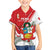 Peru Independence Day Family Matching Off Shoulder Short Dress and Hawaiian Shirt Peruvian Coat Of Arms Feliz 28 de Julio - Wonder Print Shop