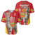 Personalised Peru Independence Day Baseball Jersey Peruvian Alpaca Feliz 28 de Julio - Wonder Print Shop