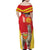Personalised Peru Independence Day Family Matching Off Shoulder Maxi Dress and Hawaiian Shirt Peruvian Alpaca Feliz 28 de Julio - Wonder Print Shop