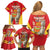 Personalised Peru Independence Day Family Matching Off Shoulder Short Dress and Hawaiian Shirt Peruvian Alpaca Feliz 28 de Julio - Wonder Print Shop