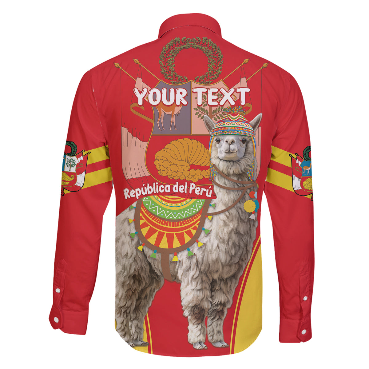Personalised Peru Independence Day Family Matching Puletasi and Hawaiian Shirt Peruvian Alpaca Feliz 28 de Julio - Wonder Print Shop