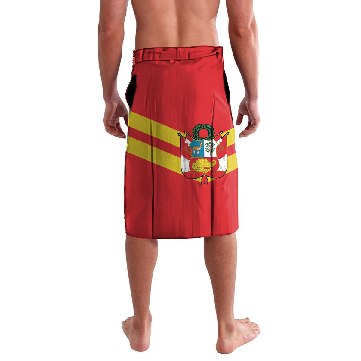 Personalised Peru Independence Day Lavalava Peruvian Alpaca Feliz 28 de Julio - Wonder Print Shop