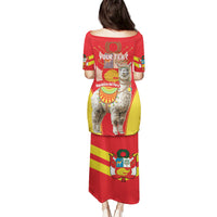 Personalised Peru Independence Day Puletasi Peruvian Alpaca Feliz 28 de Julio - Wonder Print Shop